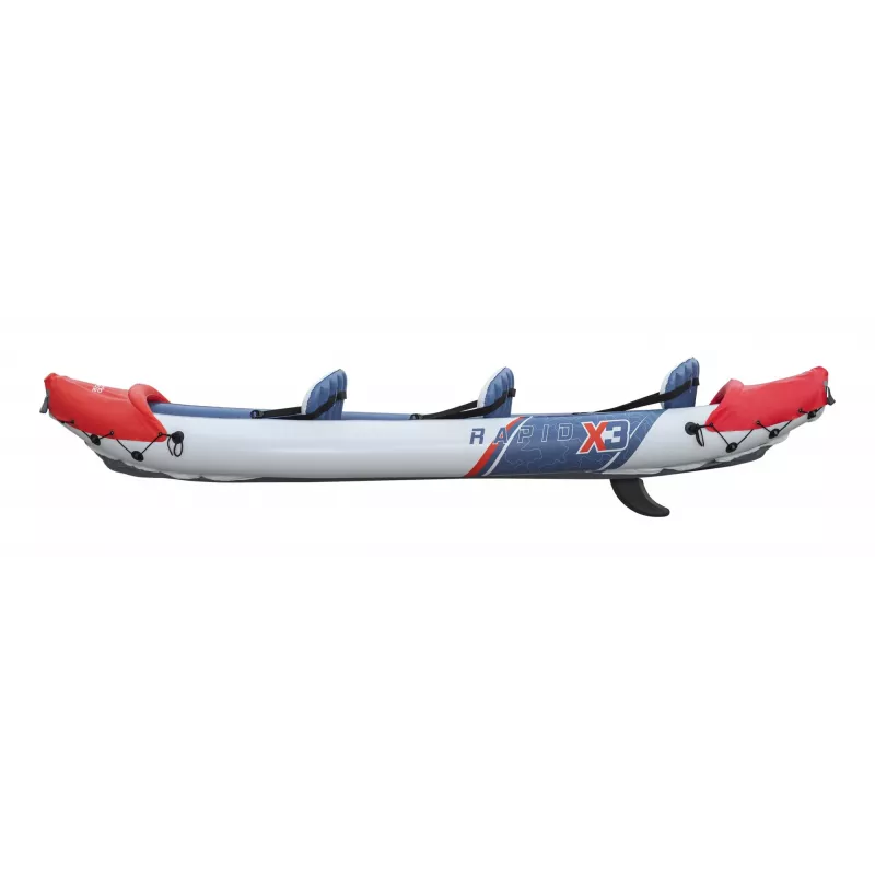 Bestway Hydro Force Rapid X3 aufblasbares Kajak-Set für 3 Personen 3,81 m