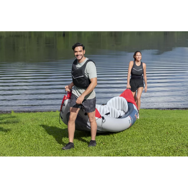 Bestway Hydro Force Rapid X3 aufblasbares Kajak-Set für 3 Personen 3,81 m