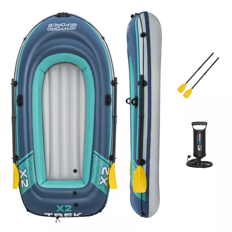 Bestway Hydro Force Trek X2 Aufblasbares 2-Personen-Floß-Set 2,32 m
