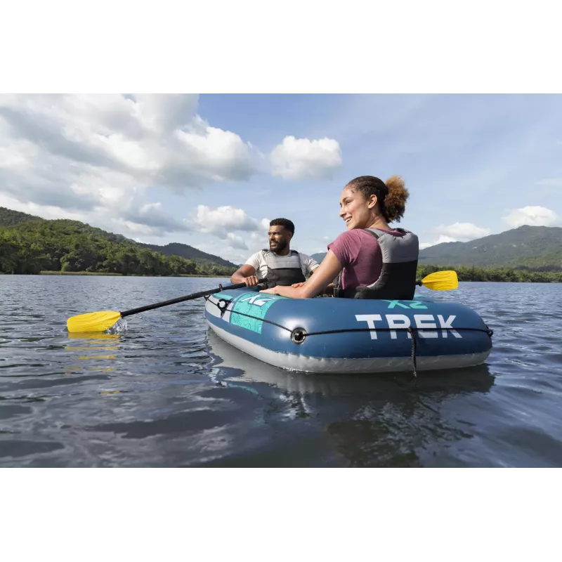 Bestway Hydro Force Trek X2 Aufblasbares 2-Personen-Floß-Set 2,32 m