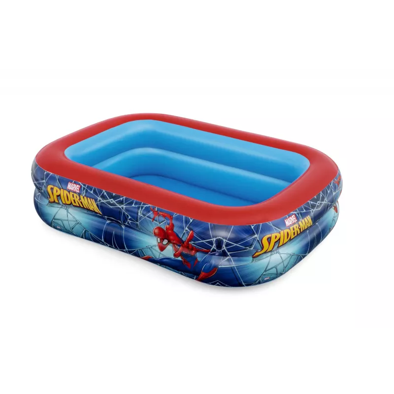 Bestway Spielpool, Aufblasbarer Pool, 450 L, Rechteckig, 6 Jahr(e), Spider-Man, Vinyl