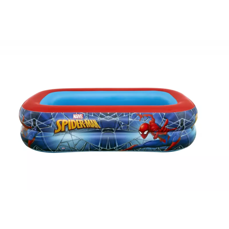 Bestway Spielpool, Aufblasbarer Pool, 450 L, Rechteckig, 6 Jahr(e), Spider-Man, Vinyl