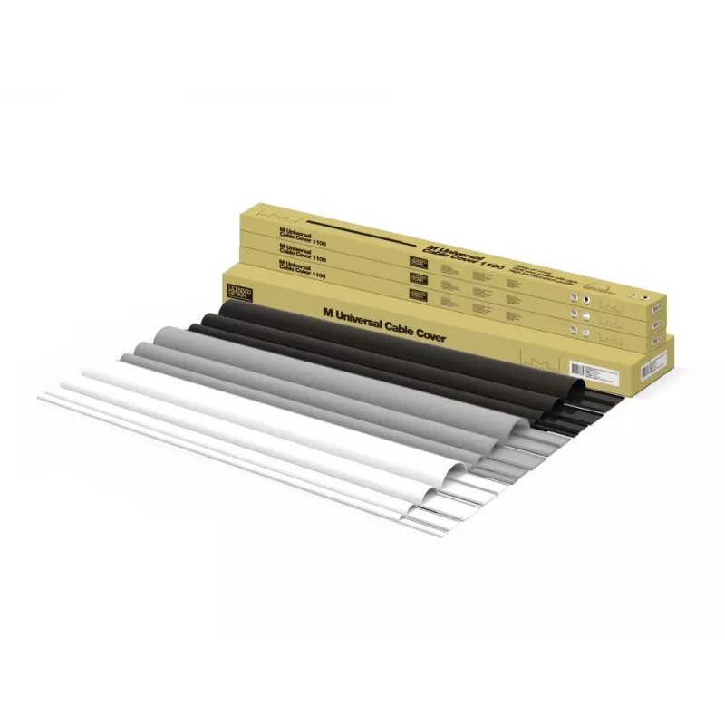 Multibrackets M Universal Kabel Cover White 50mm-W 1600-L, White, Aluminium, 50 mm, 1 Stk., 64 mm, 1620 mm