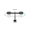 Multibrackets M VESA Desktopmount Dual Desk Clamp 24 Zoll-32 Zoll