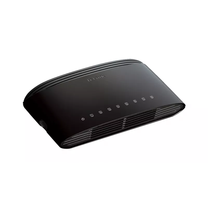 D-Link DES-1008D Unmanaged Fast Ethernet (10/100) Schwarz