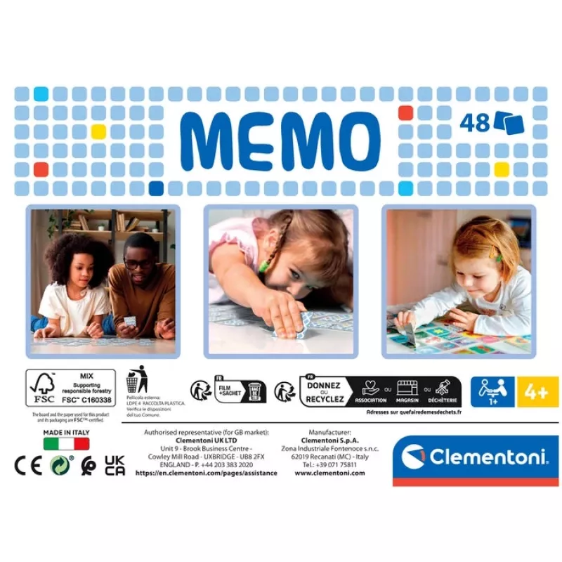 Clementoni 18314 Brett-/Kartenspiel Memory