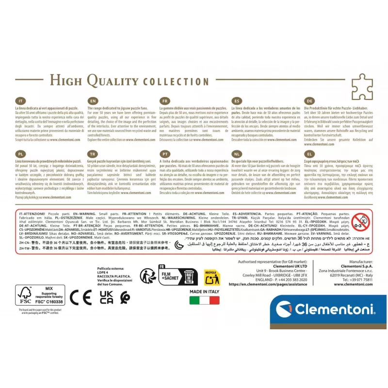 Clementoni 500 Teile CB HQC Comer See