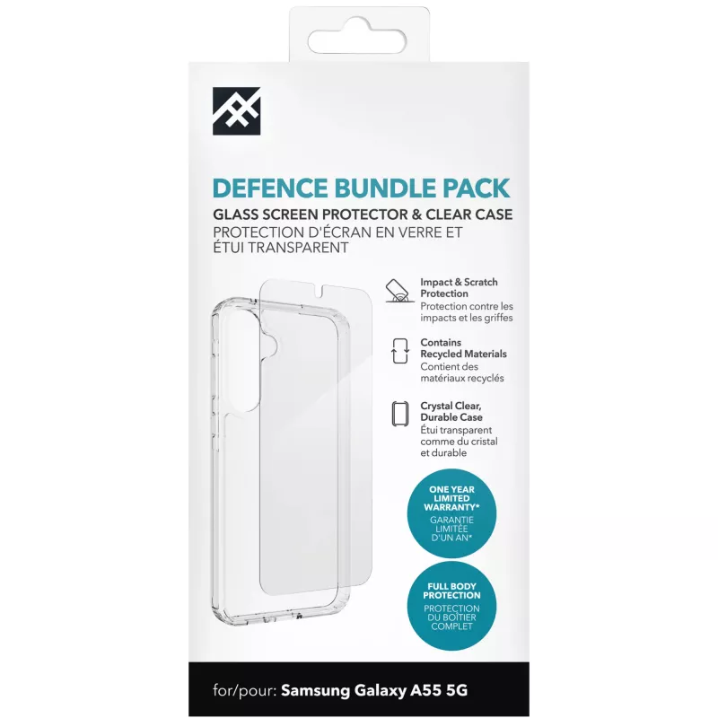 IFROGZ Defence Glass (Bundle) Handyhülle 16,8 cm (6,6″) Abdeckung Transparent