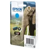 Epson Elephant Einzelpackung Cyan 24 Claria Photo HD Tinte, Cyan, 4,6 ml, 1 Stk., 360 Seiten