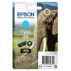 Epson Elephant Einzelpackung Cyan 24 Claria Photo HD Tinte, Cyan, 4,6 ml, 1 Stk., 360 Seiten