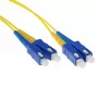 ACT 3 Meter LSZH Singlemode 9/125 OS2 Duplex Glasfaser-Patchkabel mit SC-Steckern