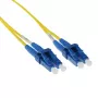 ACT 5m LSZH Singlemode 9/125 OS2 Kurzstiefel Glasfaser-Patchkabel Duplex mit LC-Steckern