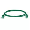 ACT Green 10 Meter LSZH U/UTP CAT6 Datacenter Slimline Patchkabel, rastnasenfrei mit RJ45-Steckern