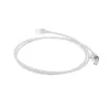 ACT Weiß 7 Meter LSZH U/FTP CAT6A Datacenter-Slimline-Patchkabel rastnasenfrei mit RJ45-Steckern