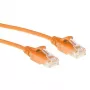 ACT Orange 1 Meter LSZH U/UTP CAT6 Datacenter Slimline Patchkabel rastnasenfrei mit RJ45-Steckern