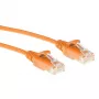 ACT Orange 0,15 Meter LSZH U/UTP CAT6 Datacenter Slimline Patchkabel rastnasenfrei mit RJ45-Steckern