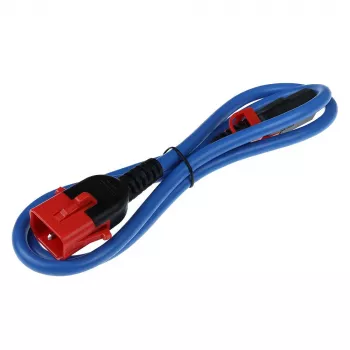 ACT Netzkabel C13 IEC Lock+ - C14 IEC Lock Dual Locking blau 2 m, PC3620