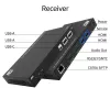 ACT AV Medien-Extender-Set mit dualem USB-C-Switch, CAT6A, 100 Meter