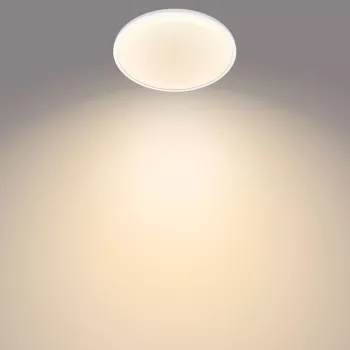 Philips Functional Super schlank Deckenleuchte 18 W, LED, nicht austauschbare(s) Leuchtmittel, 2700 K, 1500 lm, IP20, Weiß