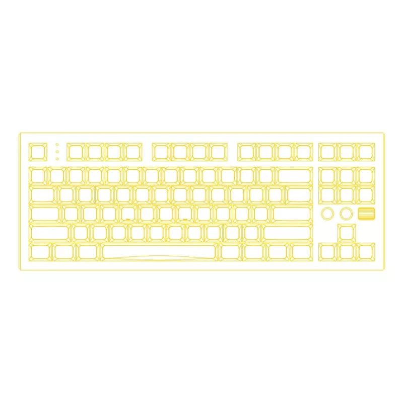 HATOR Gravity TKL Tastatur Gaming USB QWERTY US English Schwarz