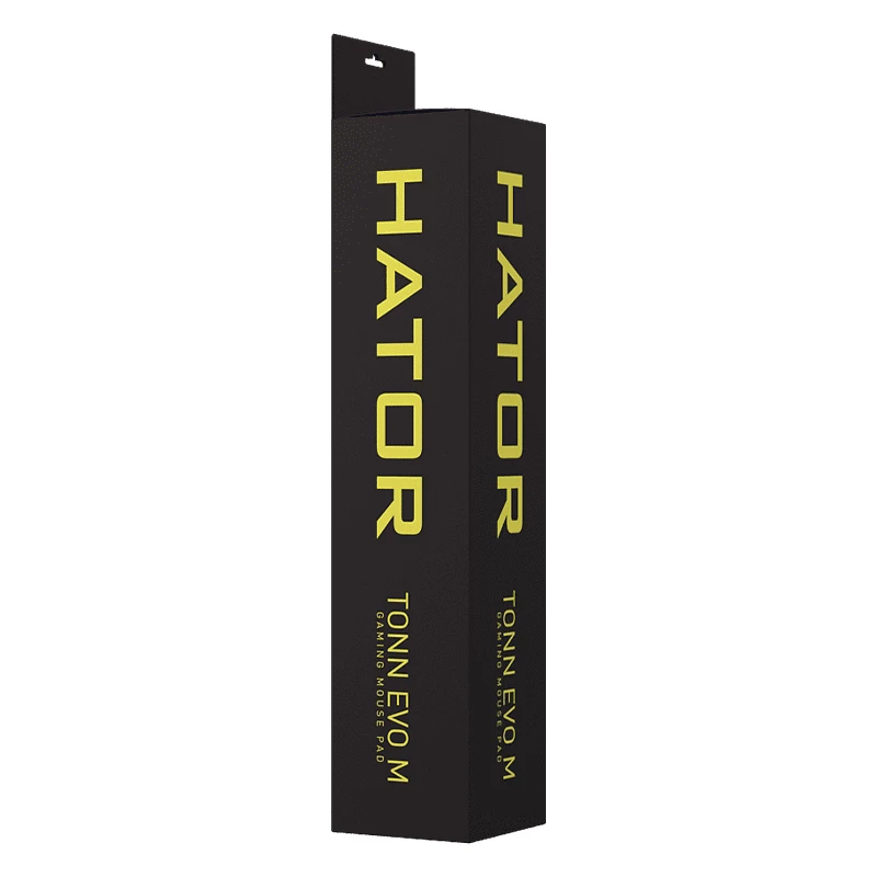 HATOR Tonn EVO S Gaming-Mauspad Schwarz