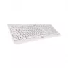 CHERRY KC 1000 Kabelgebundene USB-Tastatur - Spanisches QWERTY-Layout, Hellgrau