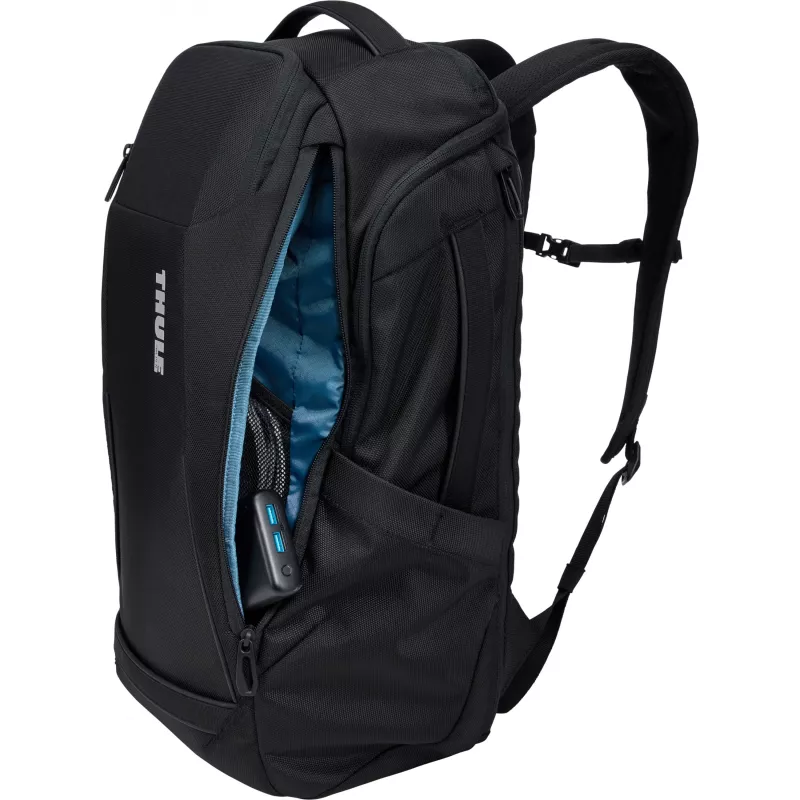 Thule Accent Backpack 28L - Schwarz - 16 Zoll Laptopfach - recyceltes Polyester
