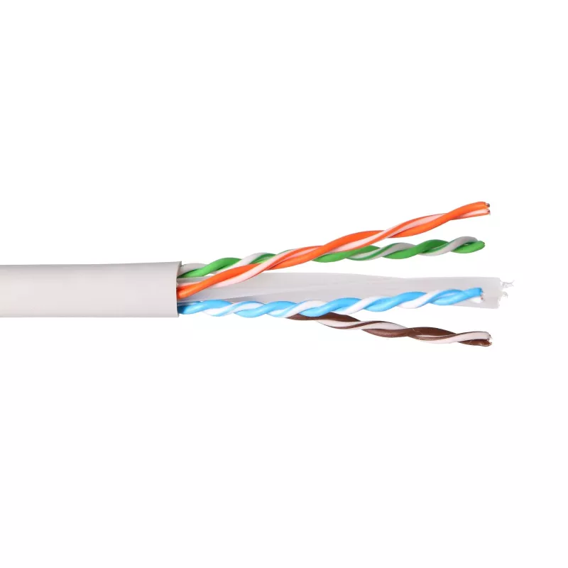 EXTRALINK CAT6A UTP (U/UTP) Indoor Twisted Pair Kabel 50m Grau