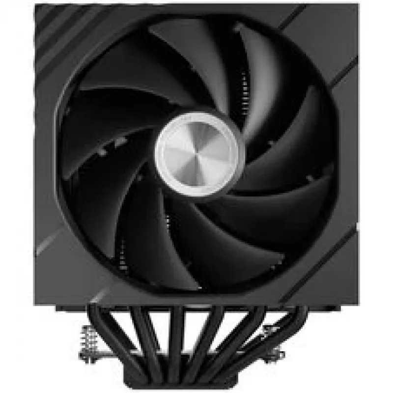 TRYX TURRIS T620 CPU-Luftkühler, Doppelturm, mit 5-Zoll-Display - 120mm, Schwarz