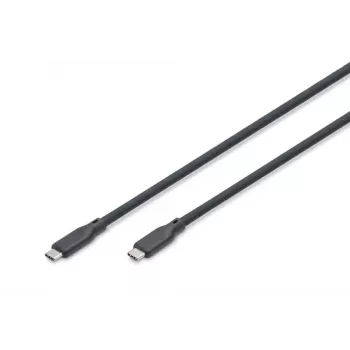 DIGITUS USB Silikonkabel, USB4 Version 2.0, USB 80Gbps, 1,5 m, Schwarz