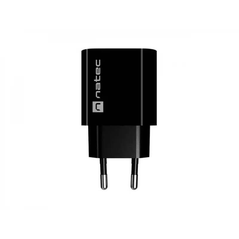 Natec Ribera USB-A Wandladegerät 18W Schwarz