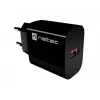 Natec Ribera USB-A Wandladegerät 18W Schwarz