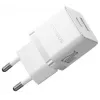Baseus Palm 20W USB-C + USB-A Wandladegerät, Weiß