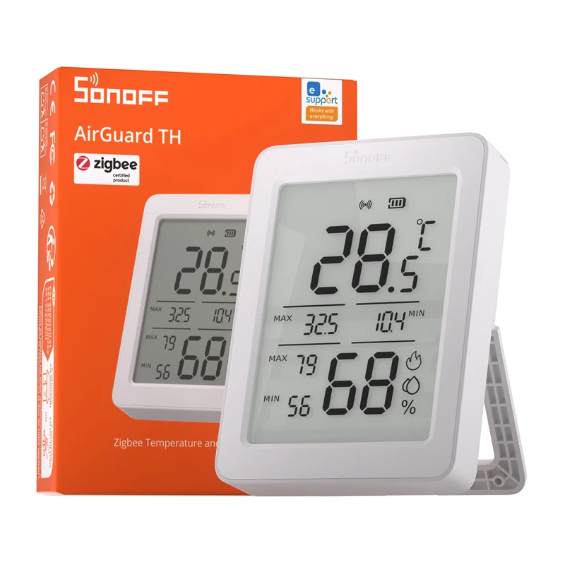 SONOFF AirGuard TH SNZB-02DR2 ZigBee LCD Temperatur- und Luftfeuchtigkeitssensor