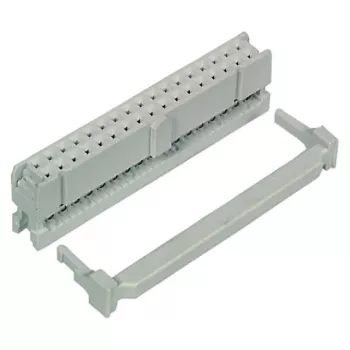 EFB-Elektronik 20-Pin Stiftleiste, 2,54 mm Rastermaß, 2x10, gerade, grau, E-WP 5461