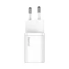 Baseus Super Si Quick Charger 20W USB-C mit Kabel (Weiß)