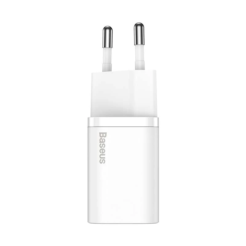 Baseus Super Si Quick Charger 20W USB-C mit Kabel (Weiß)