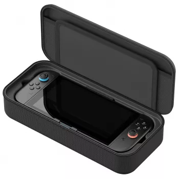 Venom Charging Case für Nintendo Switch 2 - Hartschalen-Tragetasche mit 10.000 mAh Powerbank, Schwarz