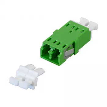 EFB Elektronik 53519.2 LWL-Kupplung LC/APC Duplex, Singlemode, Grün