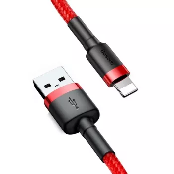 Baseus CALKLF-C09 USB-A auf Lightning Kabel 2 m Rot