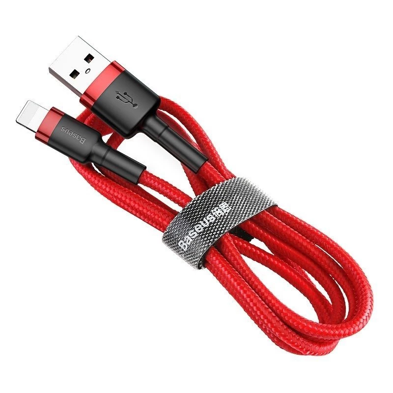 Baseus CALKLF-C09 USB-A auf Lightning Kabel 2 m Rot