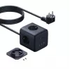 Baseus EnerFill FA11 67W Steckdosenwürfel, 3x EU-Steckdosen, 1x USB-C, 1x USB-A, 1,5 m, Schwarz