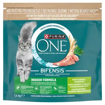 Purina ONE Indoor Formula Katze Truthahn 1,4 kg