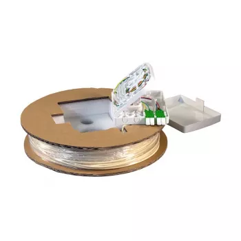 EFB Electronics FTTX Compact Box vormontiert 2xLC/APC Duplex G.657.A2 50m