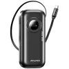 AWEI PowerBank PA-9 10000mAh 22,5W mit einziehbarem Kabel Schwarz