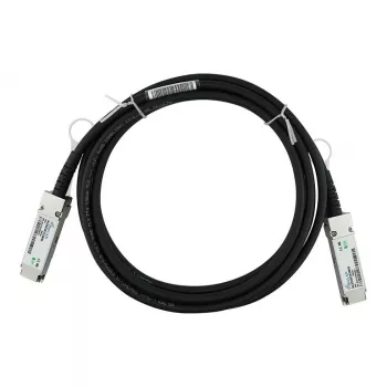 BlueOptics Networks 10312 Kompatibles BlueLAN QSFP+ Direct Attach Copper Kabel, 40GBASE-CR4, 1m, 30AWG, Passiv