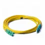 EFB Elektronik ECOFIBER Duplex Patchkabel LC-SC/APC OS2 G652D, 5 m, LSZH 2 mm, Gelb (O0362.5)