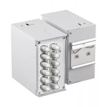 EFB-Elektronik Frontpanel für 6 x SC-Simplex, LC-Duplex, E2000 mit 1,7 mm Schraublöchern