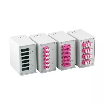 EFB-Elektronik Frontpanel für 6 x SC-Simplex, LC-Duplex, E2000 mit 1,7 mm Schraublöchern
