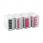 EFB-Elektronik Frontpanel für 6 x SC-Simplex, LC-Duplex, E2000 mit 1,7 mm Schraublöchern